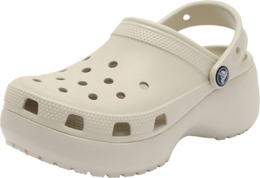 Crocs Classic Platform Slides & Sandalen in beige formaten: 37 38