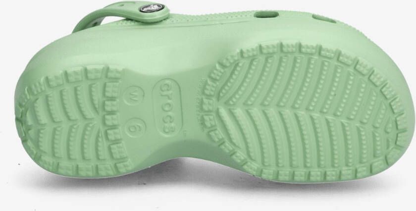 Crocs Classic Platform Sandalen & Slides Dames fair green maat: 39 40 beschikbare maaten:36 37 38 39 40 41 42