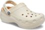 Crocs Classic Platform Lined Clog W Volwassenen Clogs Beige - Thumbnail 1