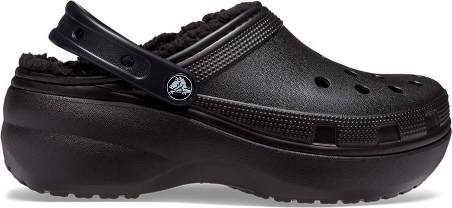 Crocs Classic Platform Lined Klompen Zwart Vrouw