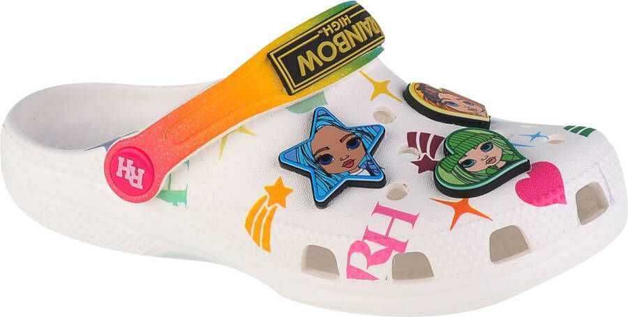 Crocs Classic Rainbow High Clog Unisex Kids 208117-90H Wit-34-35 maat 34-35 - Foto 1