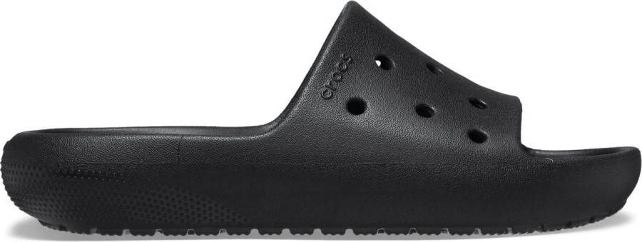 Crocs Kid's Classic Slide V2 Sandalen maat C12 zwart