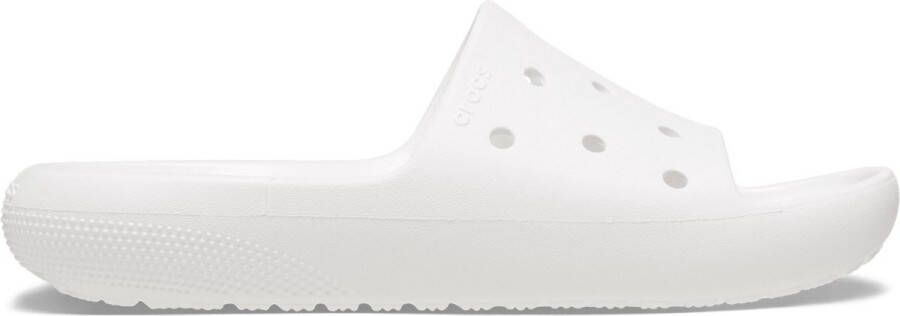 Crocs Badslippers Classic Slide V2 zomerschoen poolslides slippers met ventilatieopeningen g-breedte