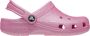 Crocs Kid's Classic Glitter Clog Sandalen maat C10 roze - Thumbnail 1