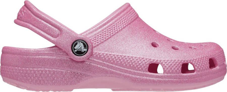 Crocs Kid's Classic Glitter Clog Sandalen maat C10 roze