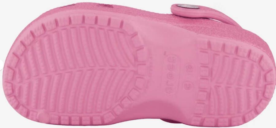 Crocs Kid's Classic Glitter Clog Sandalen maat C10 roze