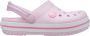 Crocs Crockband clog t rose ballerina streepje aan zijkant Kinderen Kleur Roze) - Thumbnail 5