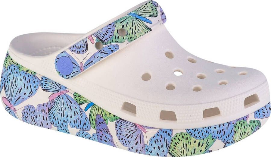 Crocs Cutie Crush Butterfly Kids Clog 208298-94S voor meisje Wit Slippers