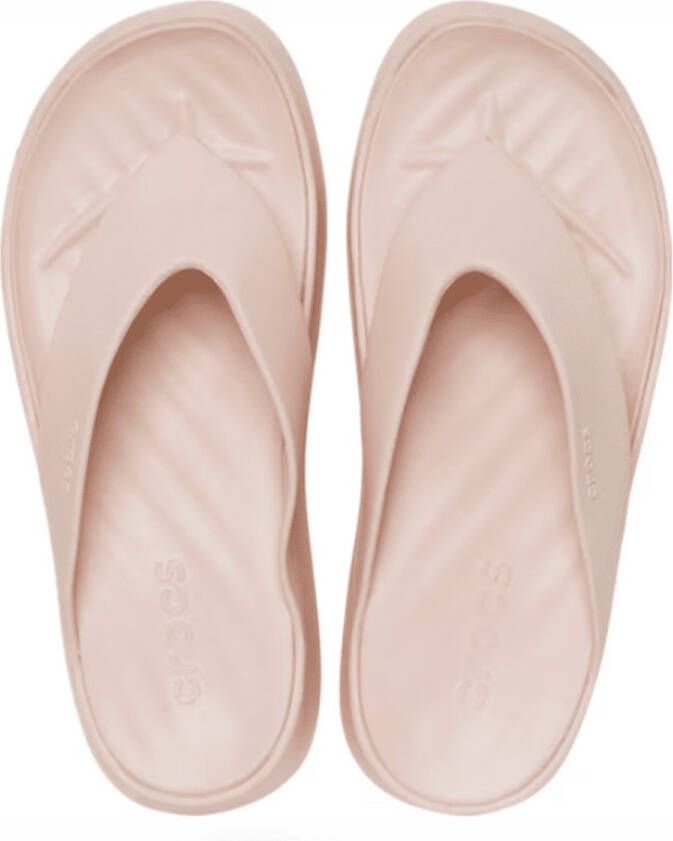 Crocs Dames Getaway Platform Flip Quartz ROSE