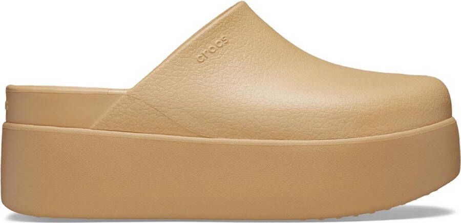 Crocs Dylan Platform Klompen Beige Vrouw