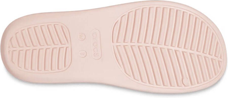 Crocs Dames Slipper Getaway Platform H-Strap Women Quartz ROSE