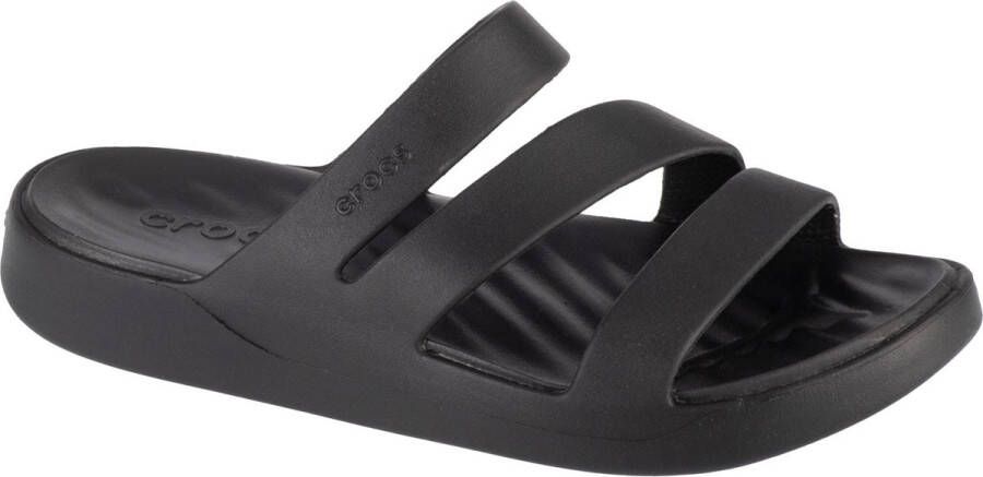 Crocs Getaway Strappy Sandal W 209587-001 Vrouwen Zwart Slippers