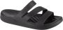 Crocs Getaway Strappy Sandal W 209587-001 Vrouwen Zwart Slippers - Thumbnail 4