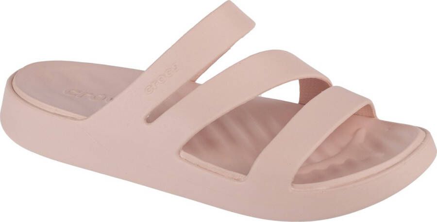 Crocs Getaway Strappy Sandal W 209587-6UR Vrouwen Beige Slippers