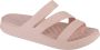 Crocs Getaway Strappy Sandal W 209587-6UR Vrouwen Beige Slippers - Thumbnail 3