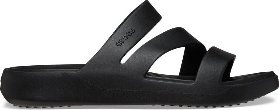 Crocs Getaway Strappy Slippers Black