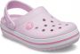 Crocs Crockband clog t rose ballerina streepje aan zijkant Kinderen Kleur Roze) - Thumbnail 1