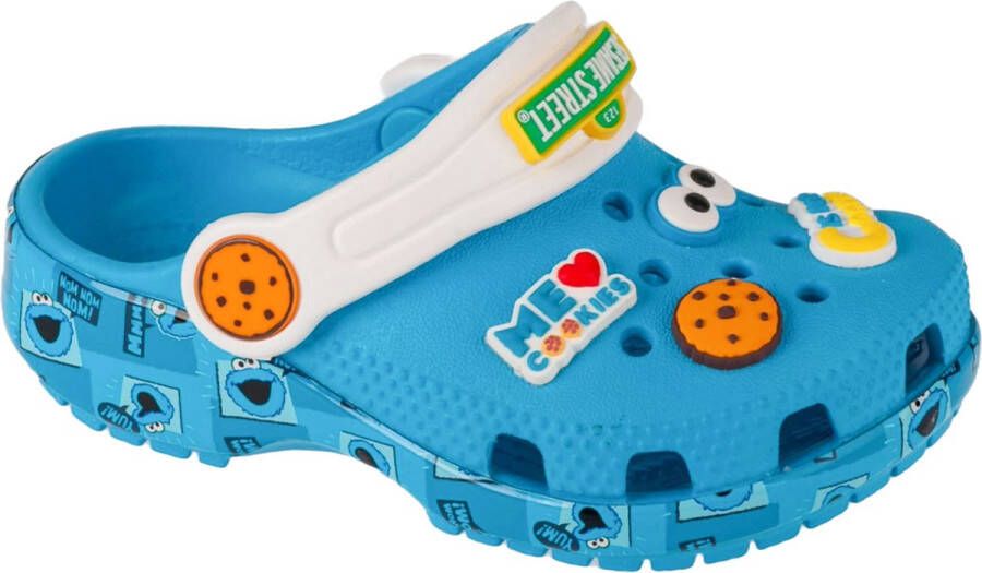 Crocs Sesame Workshop Peuterklompen Blauw Meisje