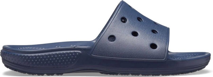 Crocs slippers Classic Slide met iets genopte binnenzool