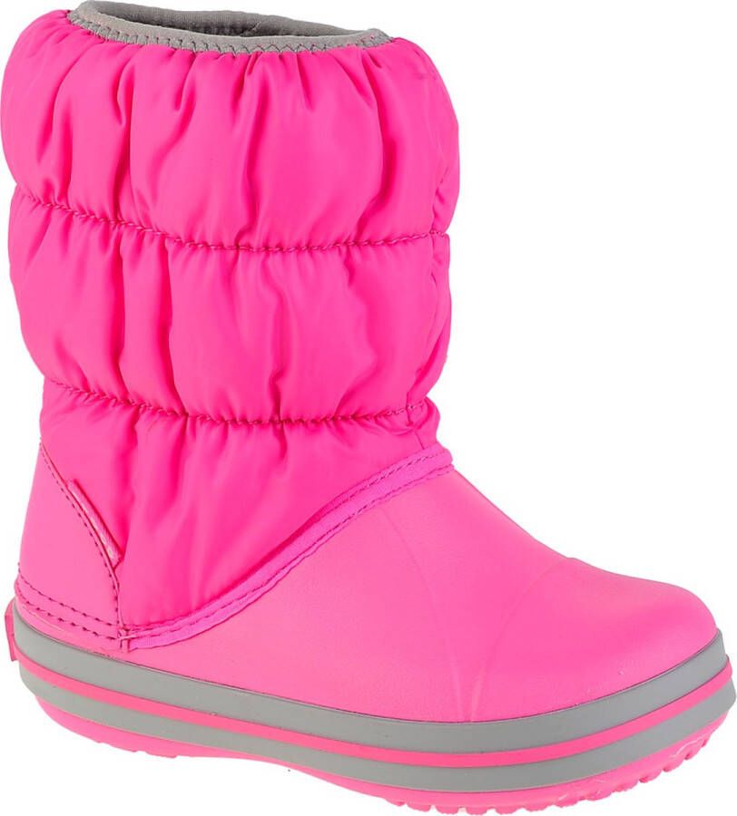 Crocs Winter Puff Boot Kids 14613-6TR voor meisje Roze Sneeuw laarzen