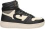 Cruyff Beige High Top Sneakers met Zwarte Accenten Black Heren - Thumbnail 2