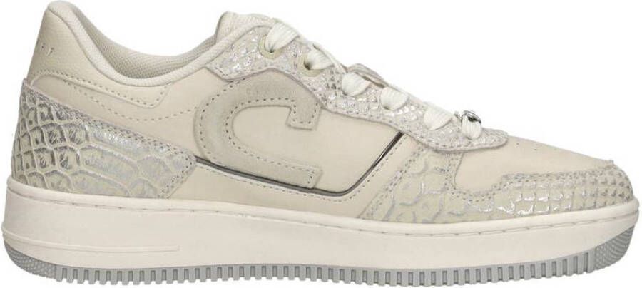 Cruyff Campo Low Lux | beige silver Beige Leerlook Lage sneakers Dames