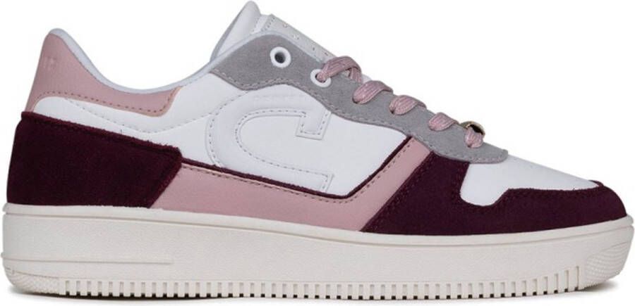 Cruyff Campo Low Lux wit Bordeaux sneakers dames (CC223943301)