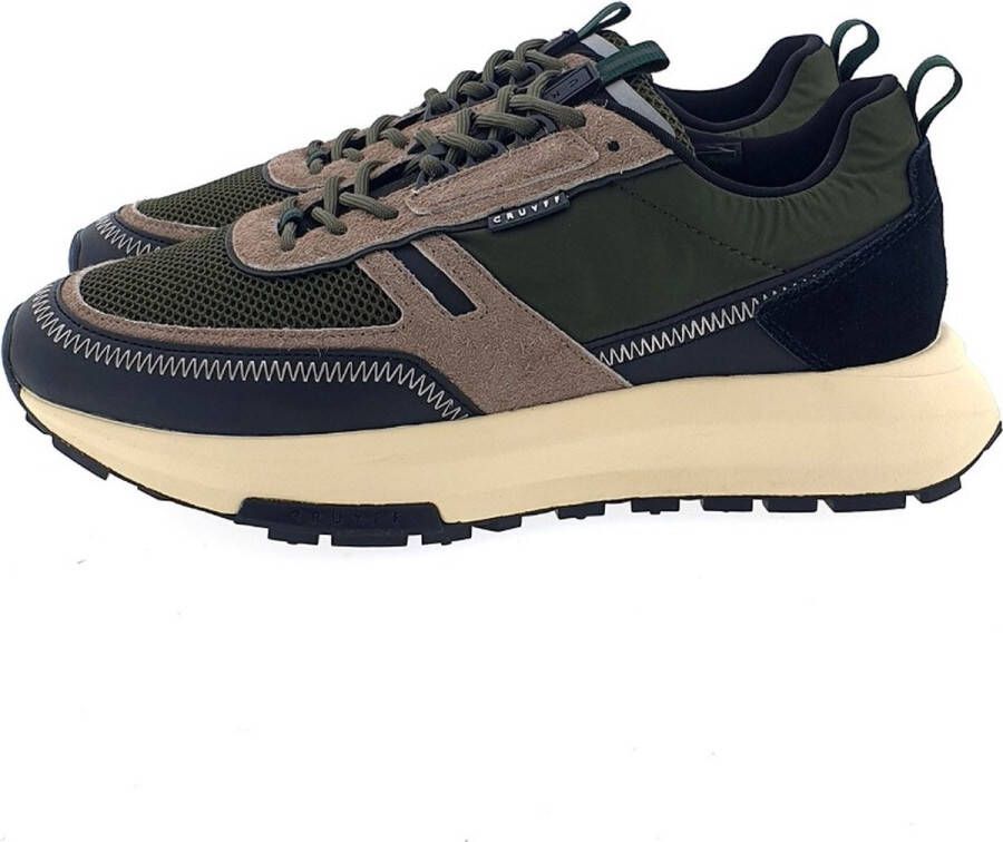 Cruyff Groene Sportieve Leren Sneaker Green