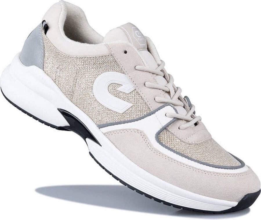 Cruyff Beige Suède Lage Sneakers Danny Multicolor Dames