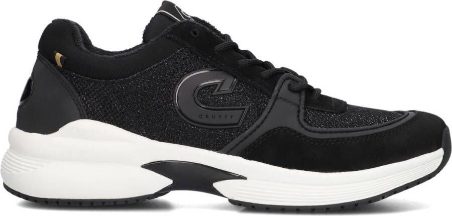 Cruyff Danny | black Zwart Leer Lage sneakers Dames