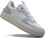 Cruyff Endorsed Tennis Varsity Lage sneakers Leren Sneaker Dames Blauw - Thumbnail 1