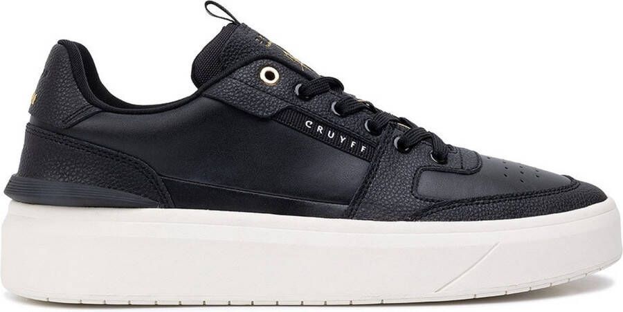 Cruyff Endorsed Tennis | black gold Zwart Leer Lage sneakers Heren - Foto 1