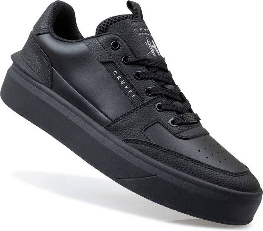 Cruyff Endorsed Tennis zwarte sneakers Zwart Leer Lage sneakers Heren