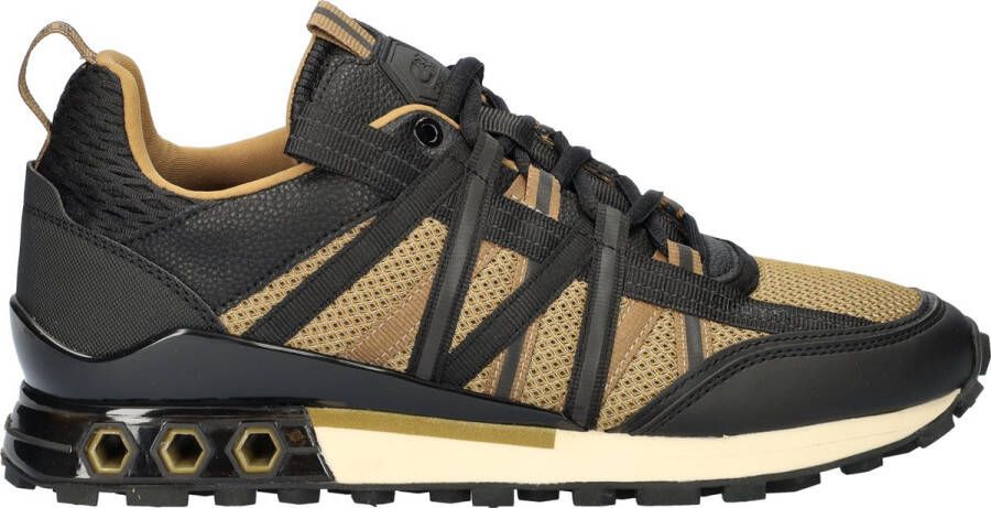 Cruyff Fearia Hex Tech Sneakers Black Gold