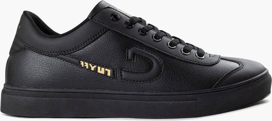 Cruyff Zwarte Sneaker met Gouden Accenten voor Heren Black Heren