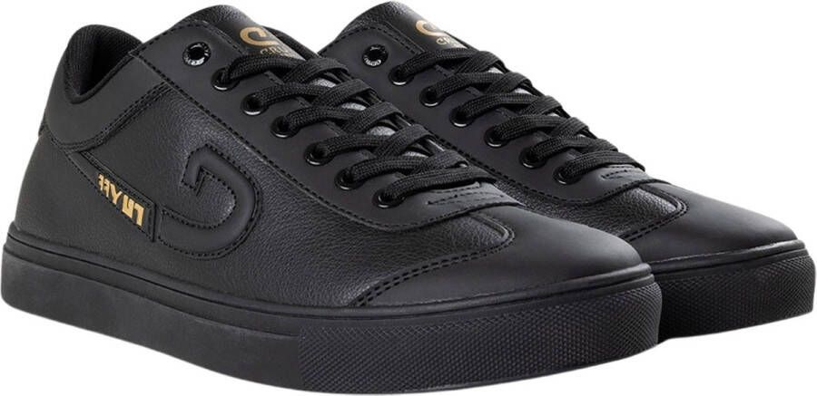 Cruyff Zwarte Sneaker met Gouden Accenten voor Heren Zwart Heren