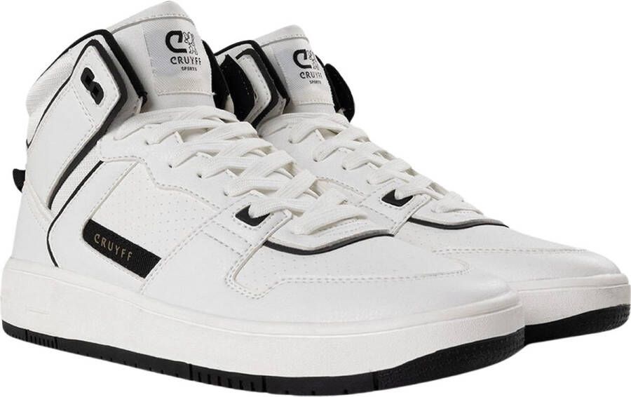 Cruyff Indoor Basket Sneaker Zwart Wit White Heren