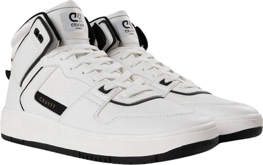 Cruyff Indoor Basket Sneaker Zwart Wit White Heren