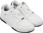 Cruyff Tennis court black white Zwart Leerlook Lage sneakers Dames - Thumbnail 6