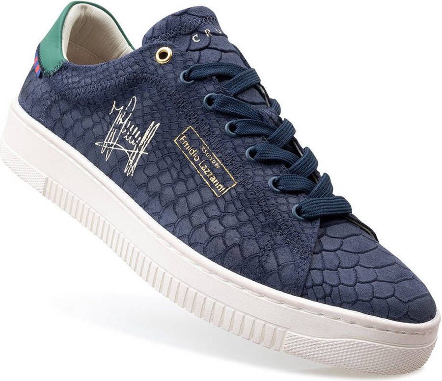 Cruyff Joan Anaconda blauw groen sneakers heren (C )