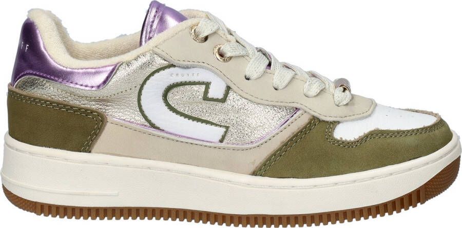 Cruyff Junior Campo Low Kid Lage sneakers Leren Sneaker Groen