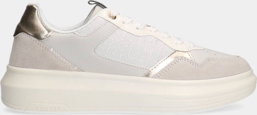 Cruyff pace court offwhite silver dames sneakers