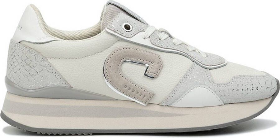 Cruyff Beige Parkrunner Sneaker met Metallic Accents Beige Dames