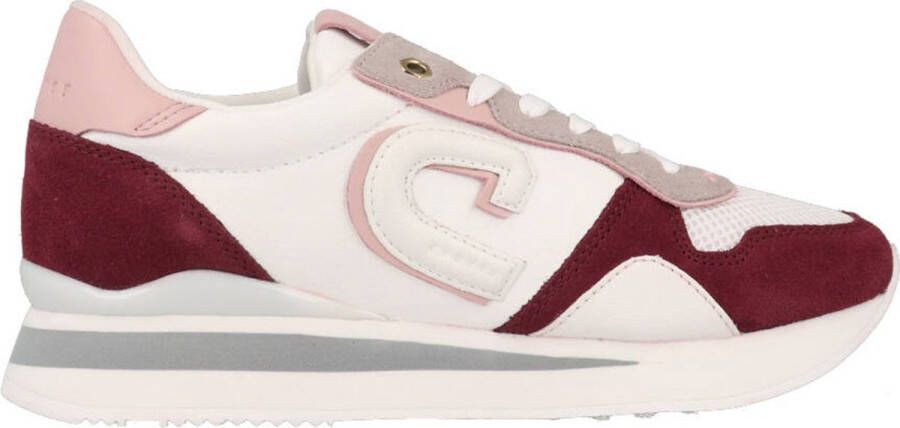 Cruyff Parkrunner Lux wit bordeaux rood sneakers (CC223973301)