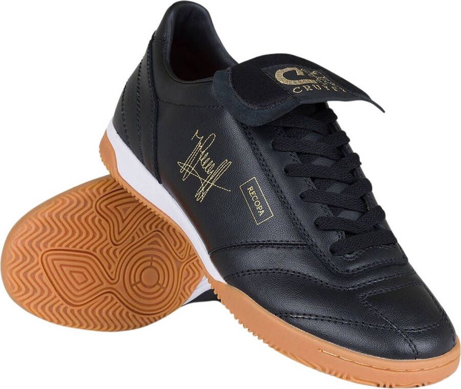 Cruyff Retro Futsal Zaalvoetbalschoenen (IN) Zwart Goud