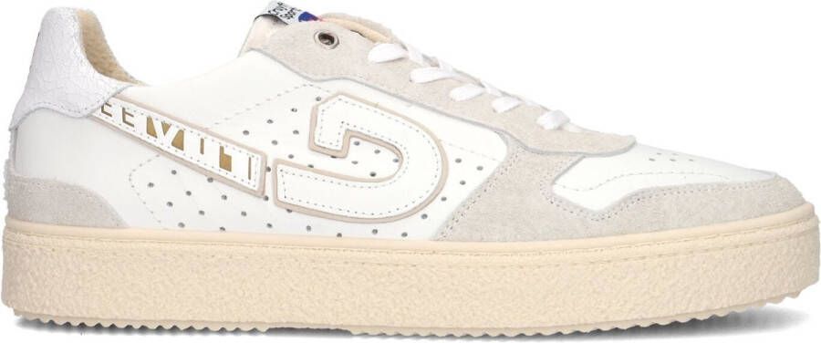 Cruyff Slice Sneakers Leren Sneaker Heren Wit