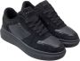 Cruyff Tennis Court Sneakers Leren Sneaker Dames Zwart - Thumbnail 1