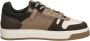 Cruyff Junior Trophy Mid Sneakers Leren Sneaker Jongens Bruin - Thumbnail 1