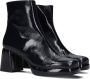 CTWLK Bambossa Enkellaarsjes Enkelboots met rits Dames Zwart - Thumbnail 2