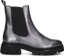 Ctwlk. Metallic Leren Chelsea Boots Felvis Black Dames - Thumbnail 2